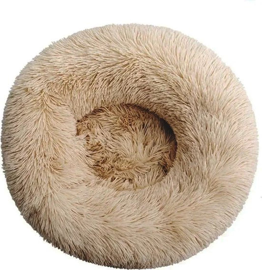 Round Plush Cushion for Dogs and Cats